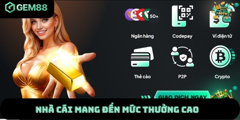 Gem88 - Trang Chủ Nhà Cái GEM88 Chính Thức Mới Nhất Nhà cái mang đến mức ăn thưởng cao